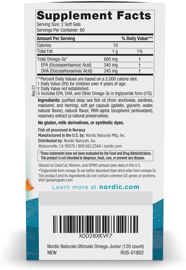 Nordic Naturals Ultimate Omega Junior