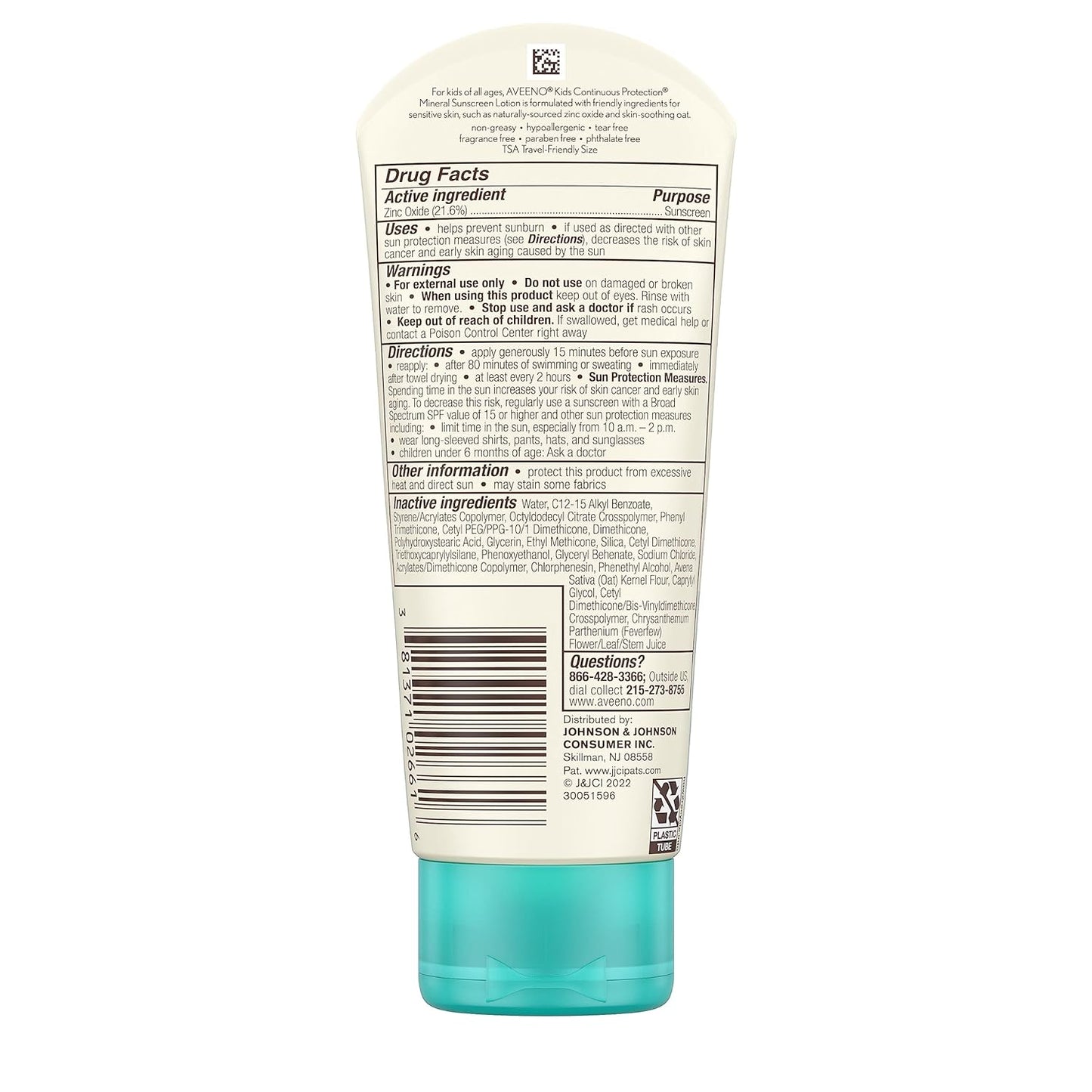 Aveeno Kids Protector solar en crema