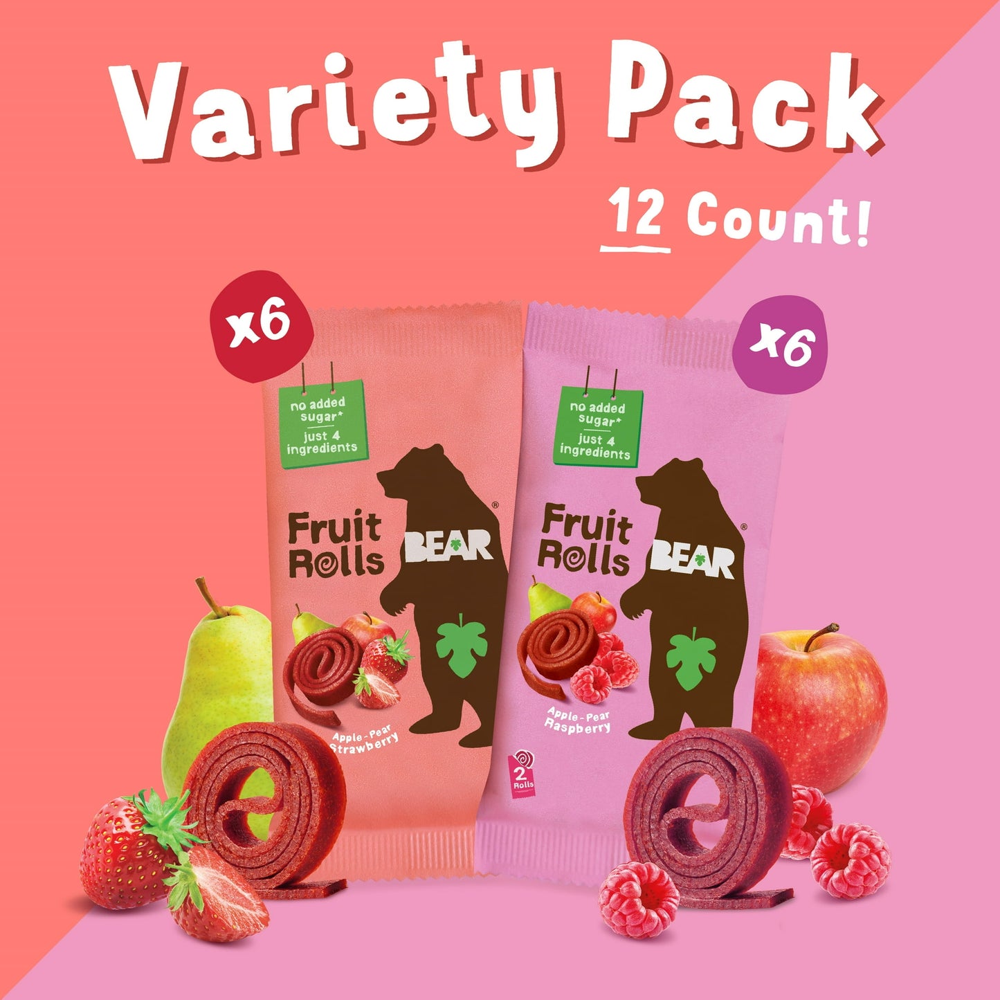 Bear Fruit Rolls Variety Pack