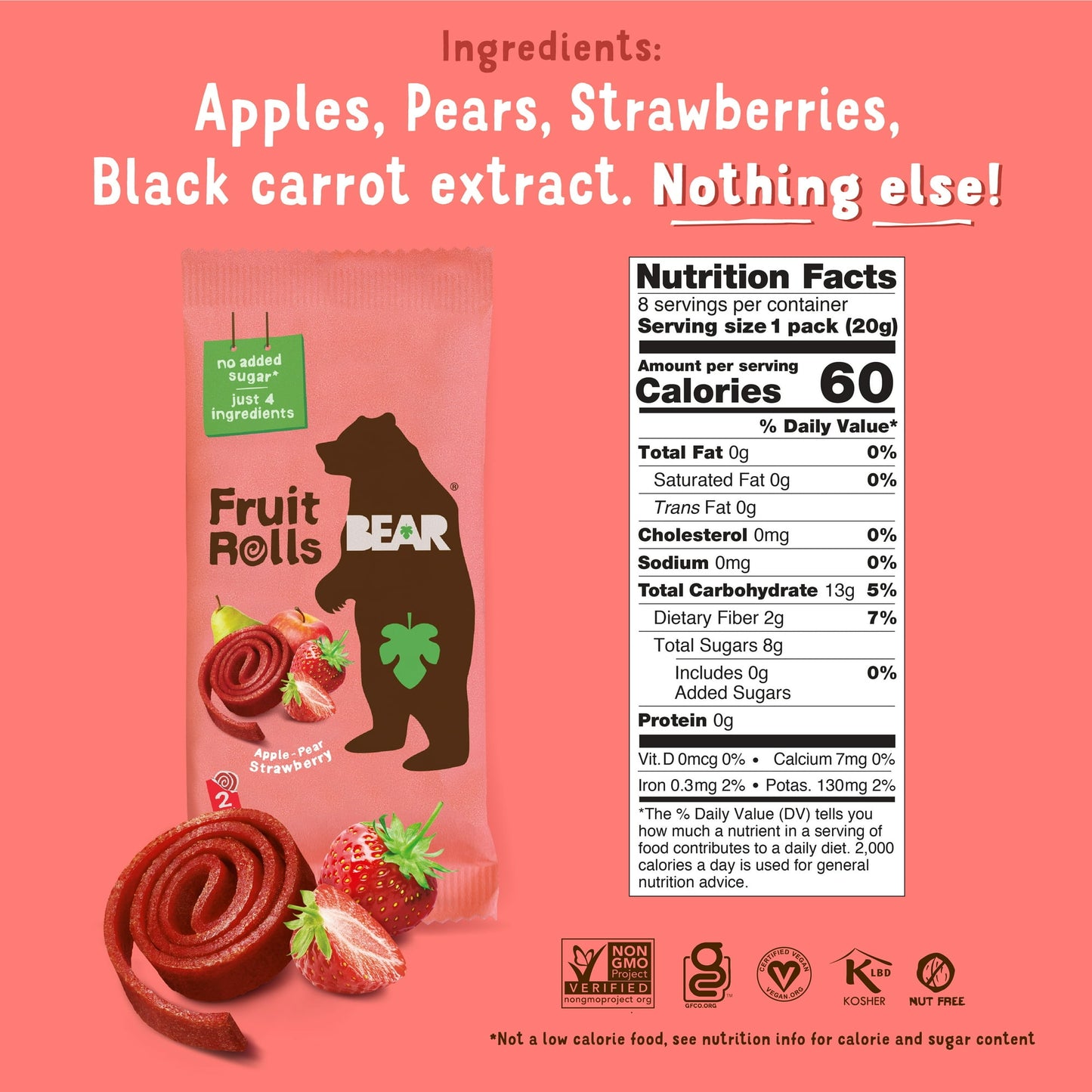 Bear Fruit Rolls Variety Pack