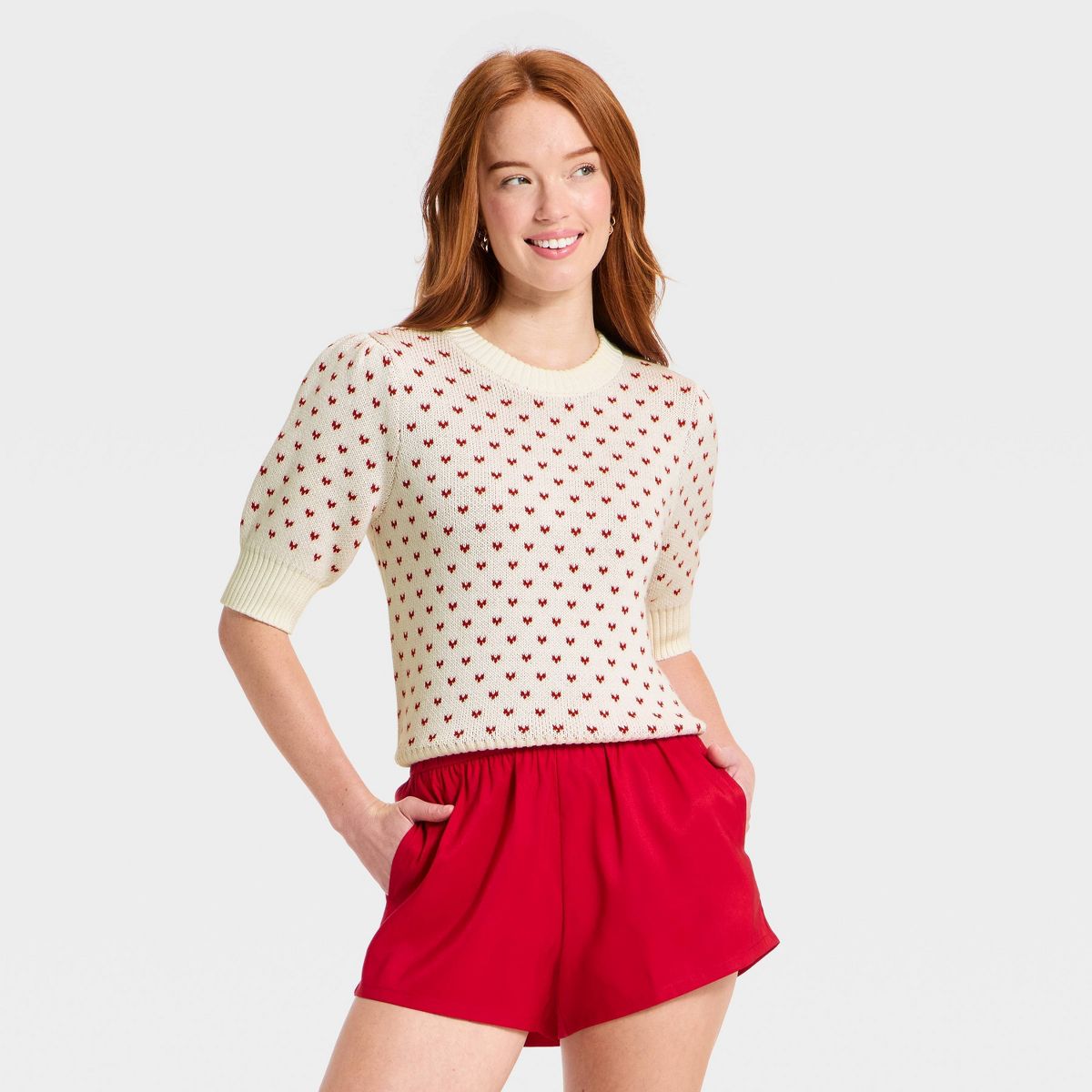 Suéter mini corazones