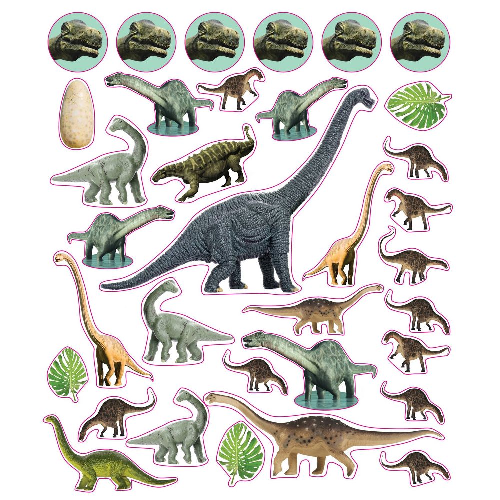 Dinos 400 reusable stickers
