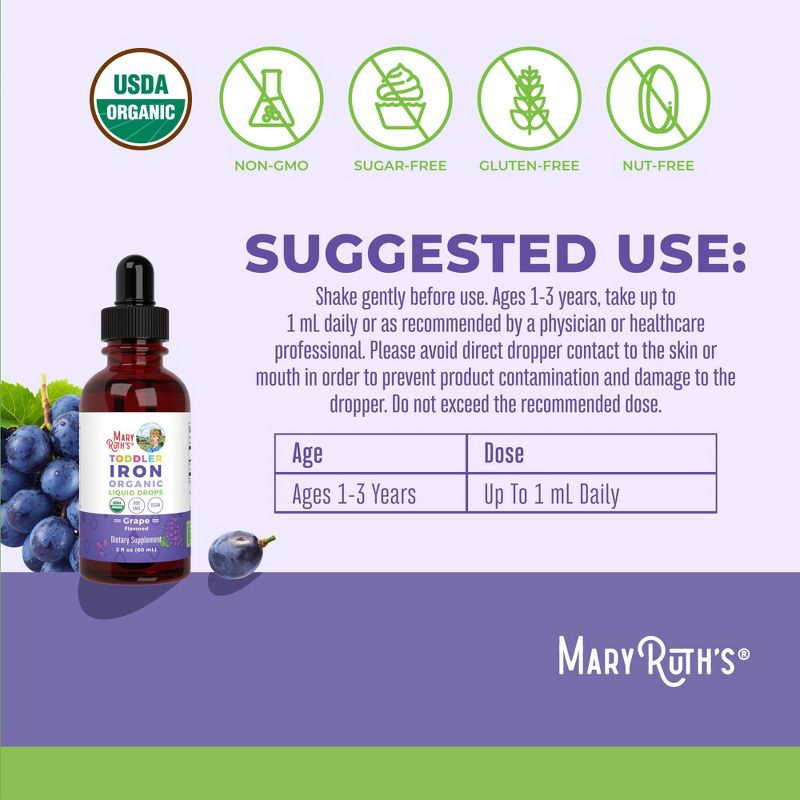 Mary Ruth´s Iron Organic