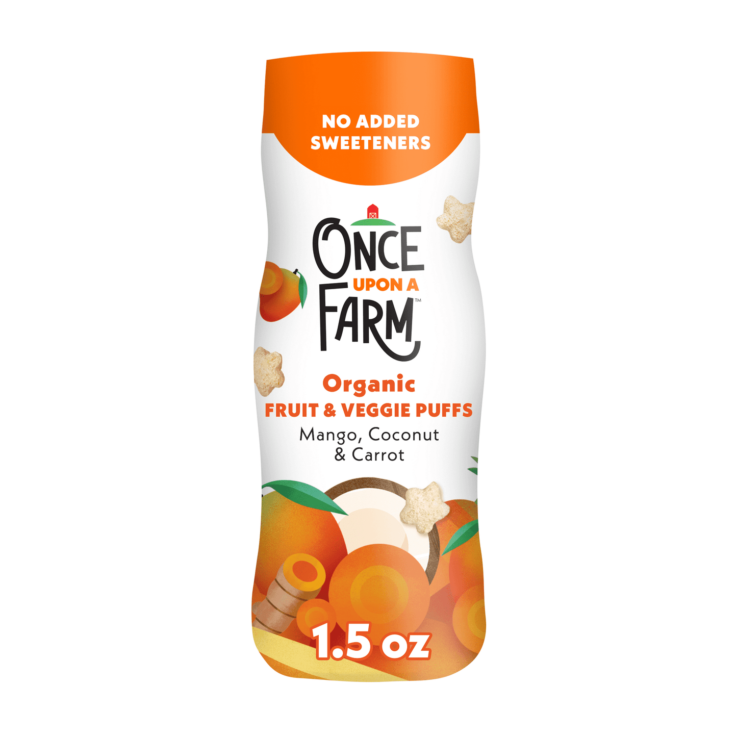Once Upon a Farm. Mango+zanahoria+coco