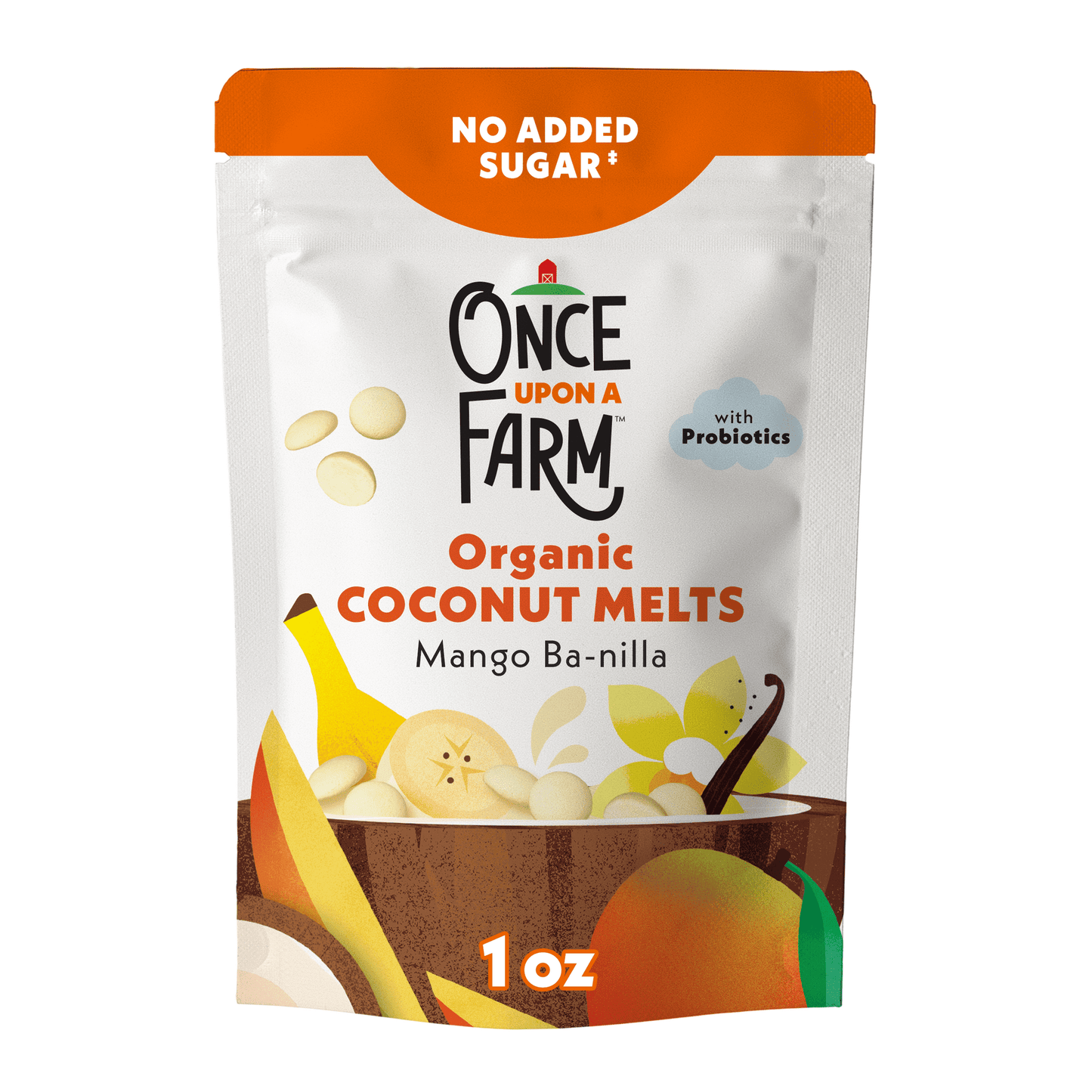 Once Upon a Farm. Bites de mango, plátano y vainilla