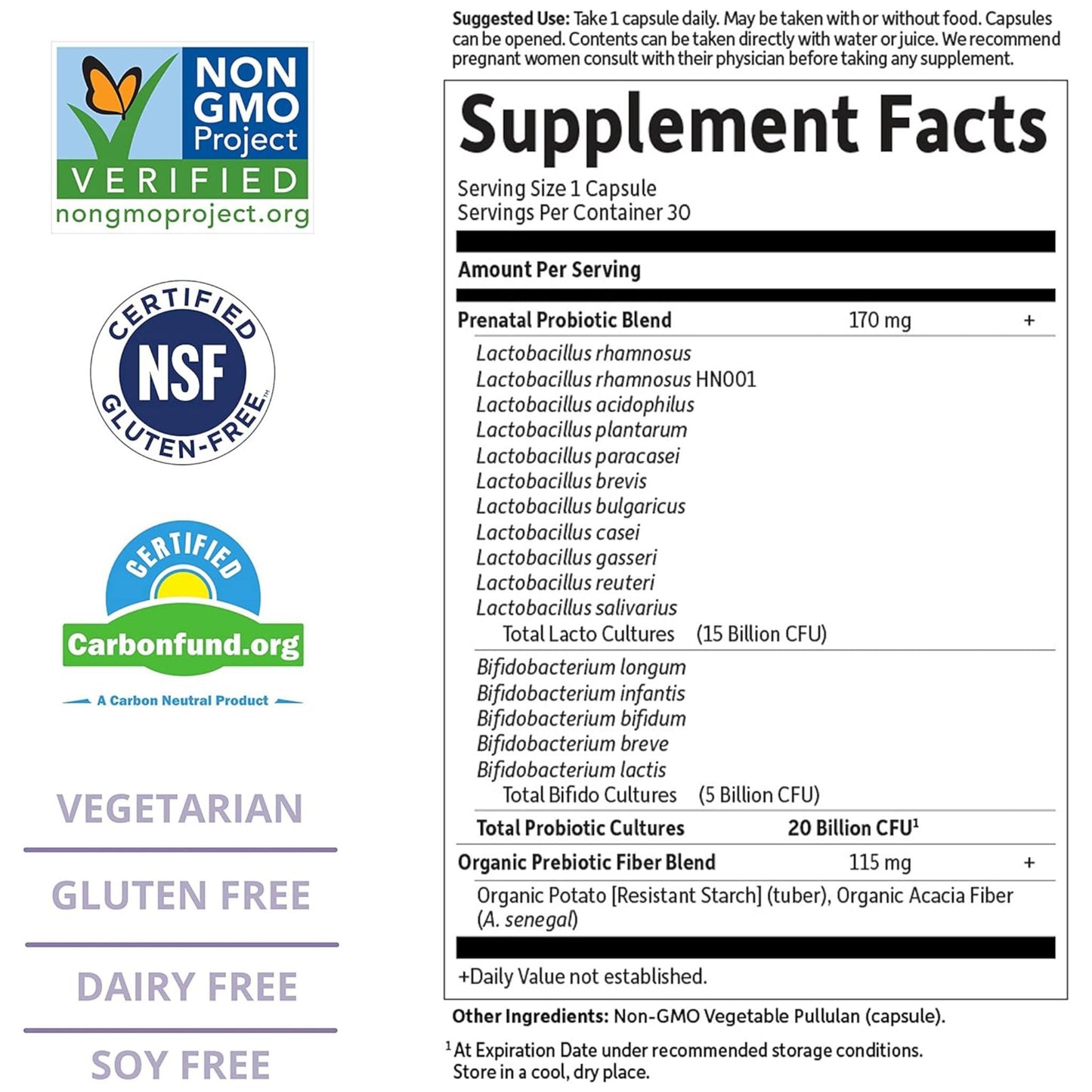 Garden of Life Once Daily Prenatal Probiotics