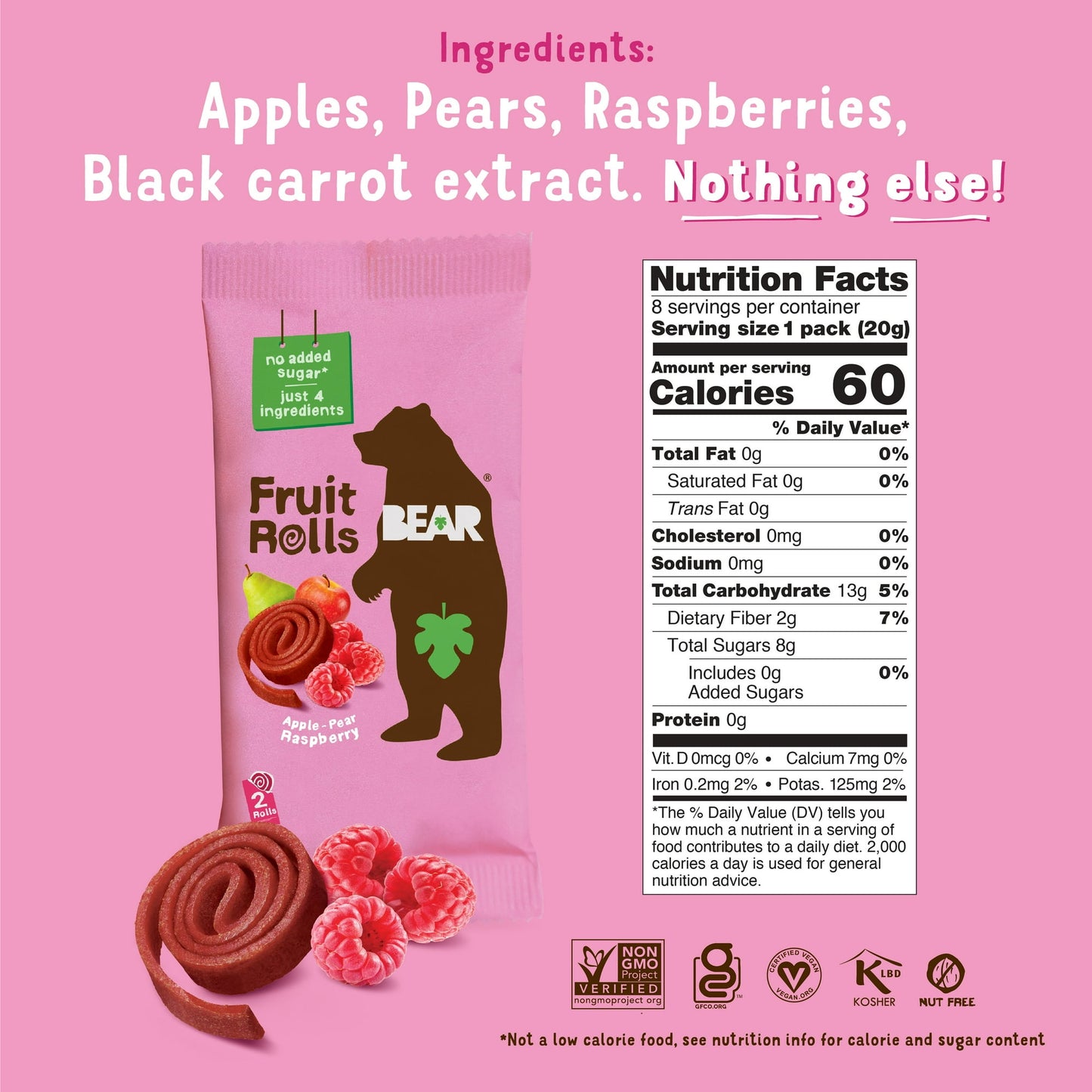 Bear Fruit Rolls Variety Pack