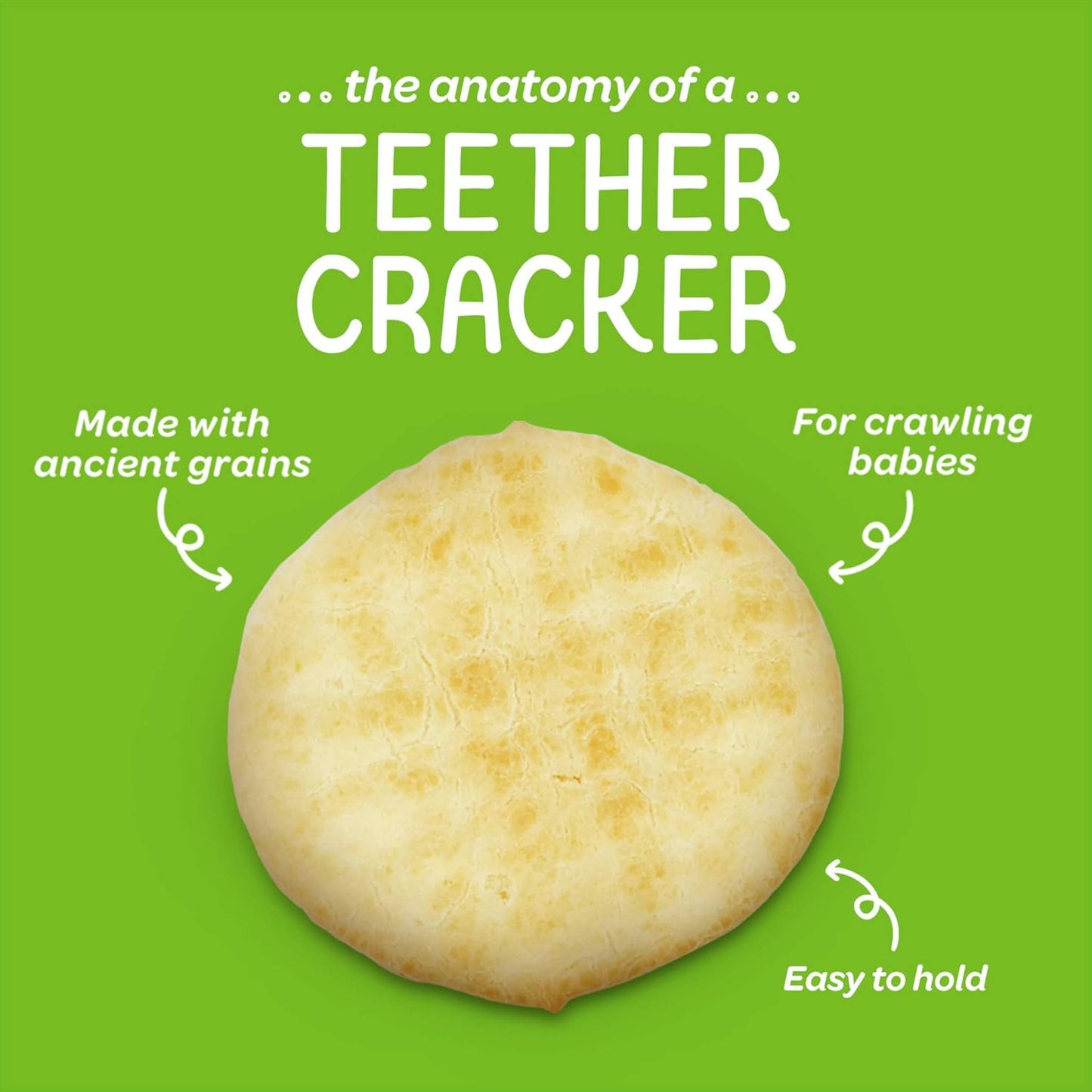 Happy Baby Teethers Crackers. Sabor mango y calabaza
