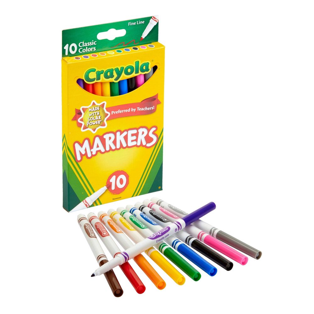 Crayola Markers Broad Line 10ct Classic