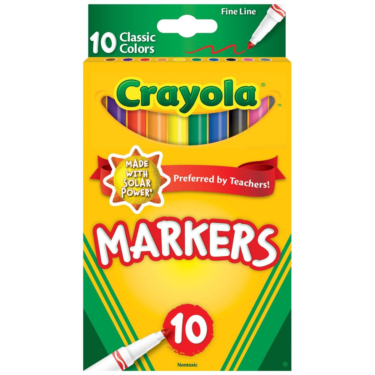 Crayola Markers Broad Line 10ct Classic