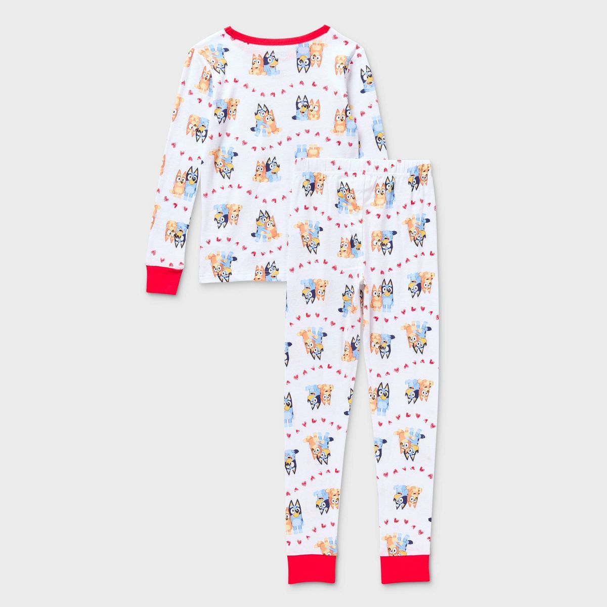 Pijama Bluey Valentines