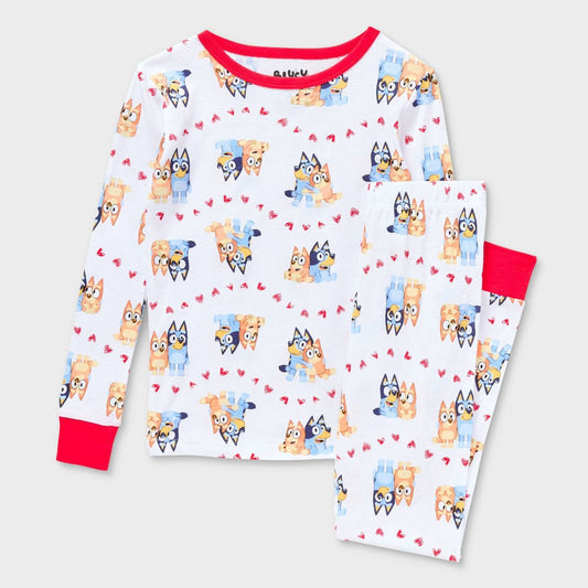 Pijama Bluey Valentines