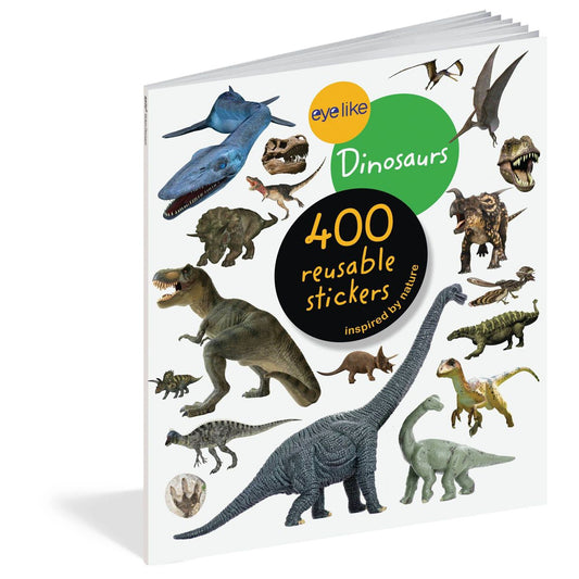 Dinos 400 reusable stickers