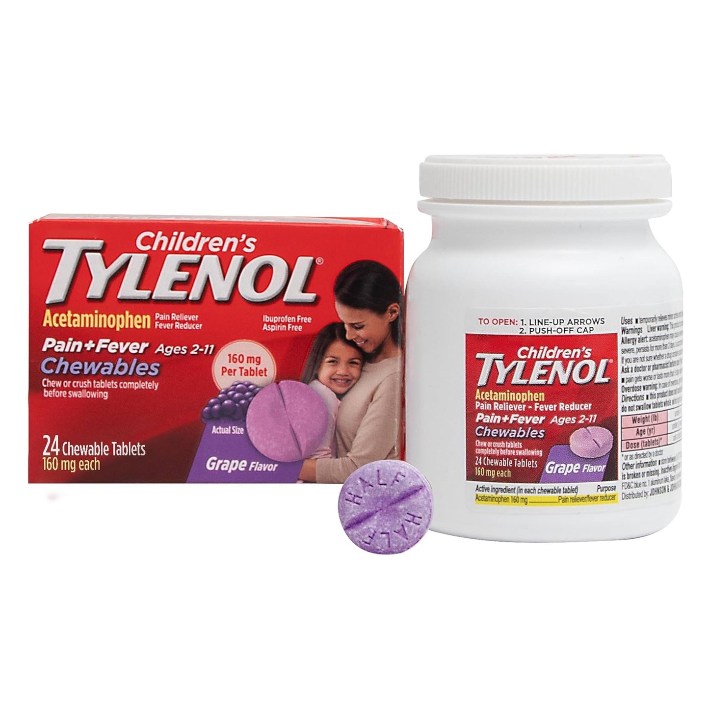 Children´s Tylenol tabletas masticables