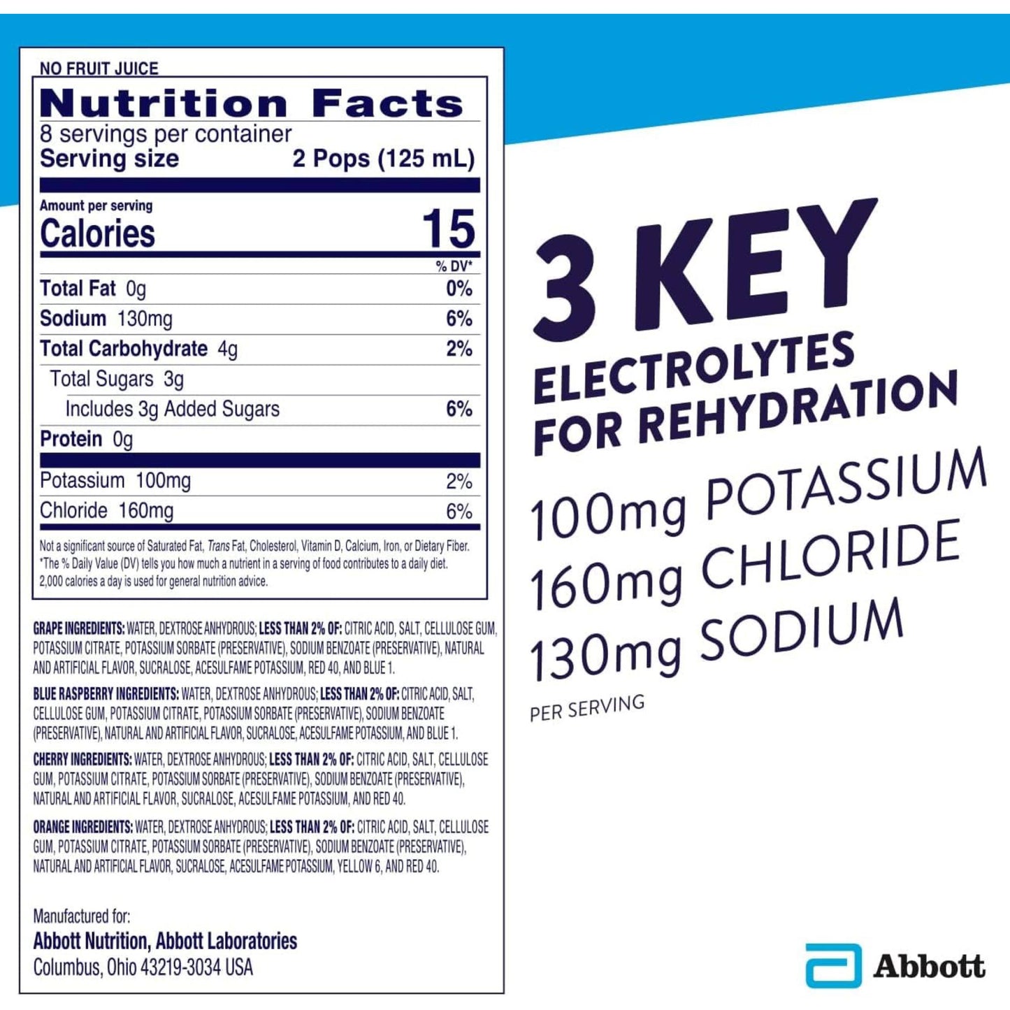 Pedialyte Freezer Pops