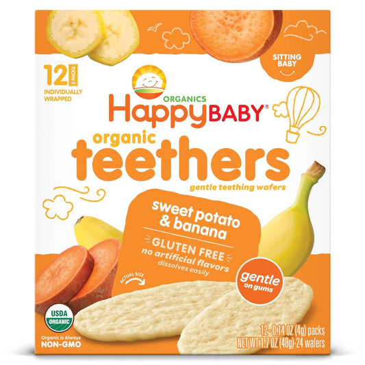 Happy Baby Teethers. Sabor plátano y camote