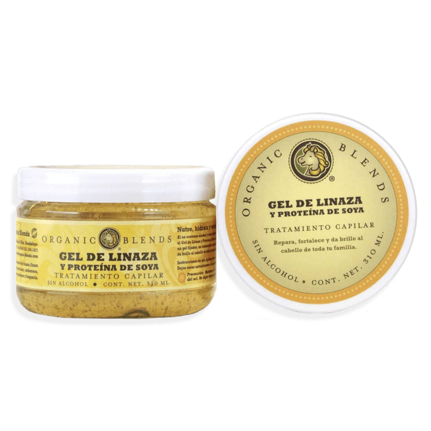 Gel de linaza y proteina de soya