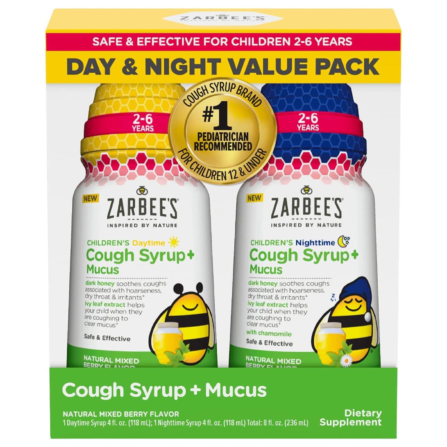 Zarbee´s Cough Syrup Day & Night Pack